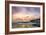 A Beautiful Cloudy Sunrise Captured at the Virginia Beach Fishing Pier-Scottymanphoto-Framed Photographic Print