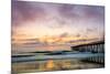 A Beautiful Cloudy Sunrise Captured at the Virginia Beach Fishing Pier-Scottymanphoto-Mounted Photographic Print