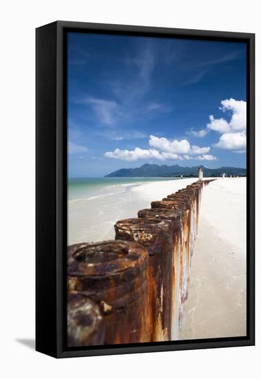 A Beautiful Day at Cenang Beach on Langkawi, Malaysia-Micah Wright-Framed Premier Image Canvas