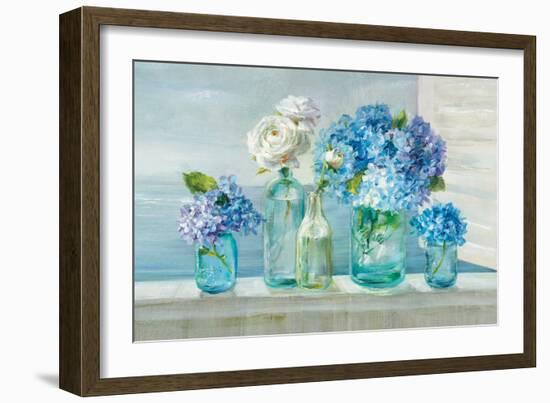 A Beautiful Day at the Beach-Danhui Nai-Framed Art Print