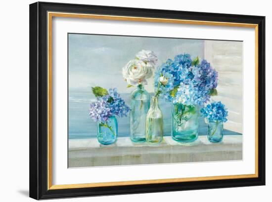 A Beautiful Day at the Beach-Danhui Nai-Framed Art Print