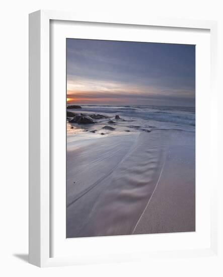 A Beautiful Sandy Beach Near Cap Frehel, Cote D'Emeraude (Emerald Coast), Brittany, France, Europe-Julian Elliott-Framed Photographic Print