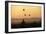 A Beautiful Sunrise over the Buddhist Temples in Bagan-Boaz Rottem-Framed Photographic Print