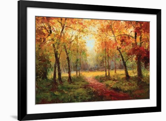 A Beautiful Walk in the Fall-Weber-Framed Art Print