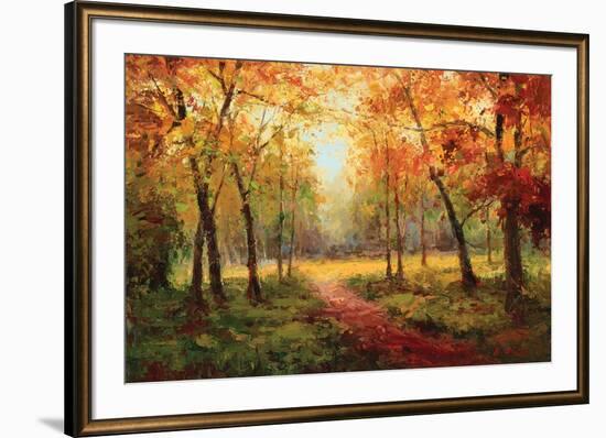 A Beautiful Walk in the Fall-Weber-Framed Art Print