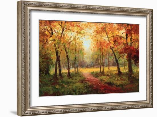 A Beautiful Walk in the Fall-Weber-Framed Art Print