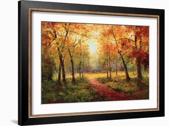 A Beautiful Walk in the Fall-Weber-Framed Art Print