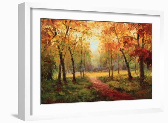 A Beautiful Walk in the Fall-Weber-Framed Art Print