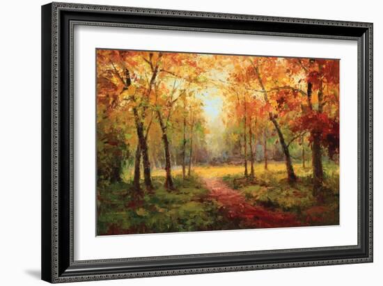 A Beautiful Walk in the Fall-Weber-Framed Art Print