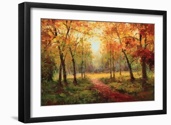 A Beautiful Walk in the Fall-Weber-Framed Premium Giclee Print