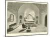 A Bed-Room at Arequipa in the Old Style-Édouard Riou-Mounted Giclee Print