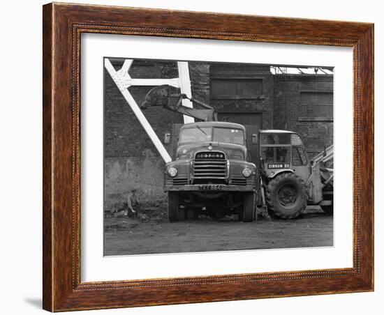 A Bedford 7 Ton Tipper Being Loaded at Rossington Colliery, Near Doncaster, 1963-Michael Walters-Framed Photographic Print