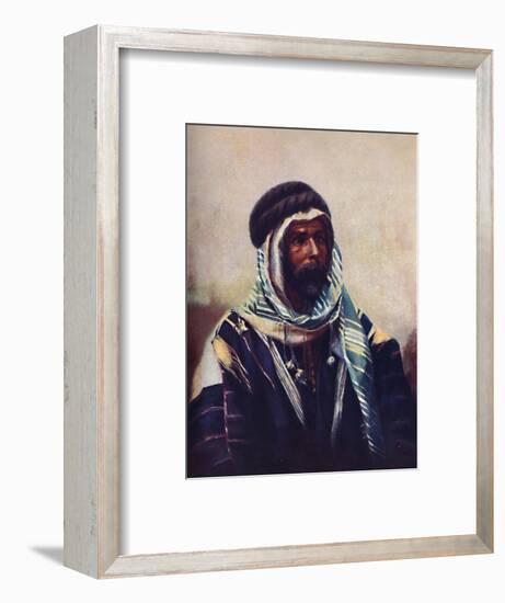 A Bedouin sheikh wearing burnouse, 1902-Unknown-Framed Giclee Print