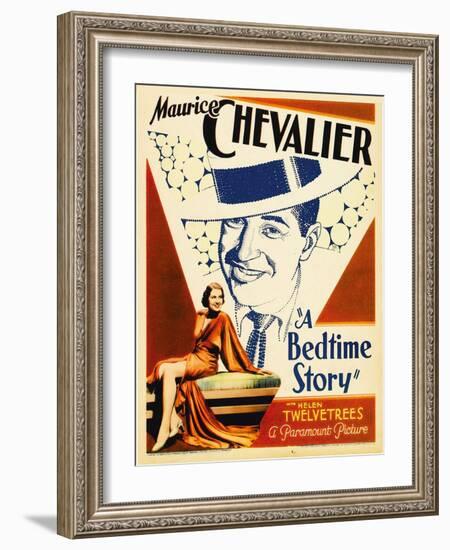 A Bedtime Story, Maurice Chevalier, 1933-null-Framed Photo