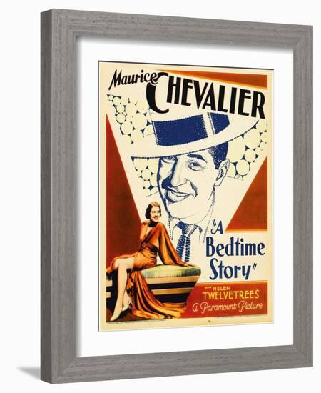 A Bedtime Story, Maurice Chevalier, 1933-null-Framed Photo