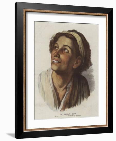 A Beggar Boy-Bartolome Esteban Murillo-Framed Giclee Print