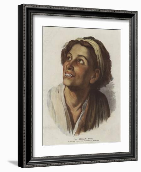 A Beggar Boy-Bartolome Esteban Murillo-Framed Giclee Print