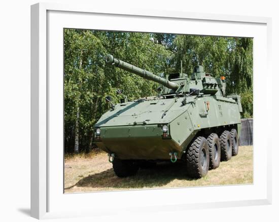 A Belgian Army Piranha IIIC with the Lcts-90 Cockerill Mk8 Gun-Stocktrek Images-Framed Photographic Print