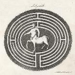 Centaur in a Labyrinth-A. Bell-Art Print