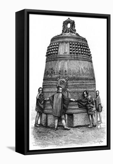 A Bell from the Shiba Quarter, Tokyo, Japan, 1895-Armand Kohl-Framed Premier Image Canvas