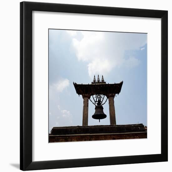 A Bell Tower and Bell-null-Framed Photographic Print