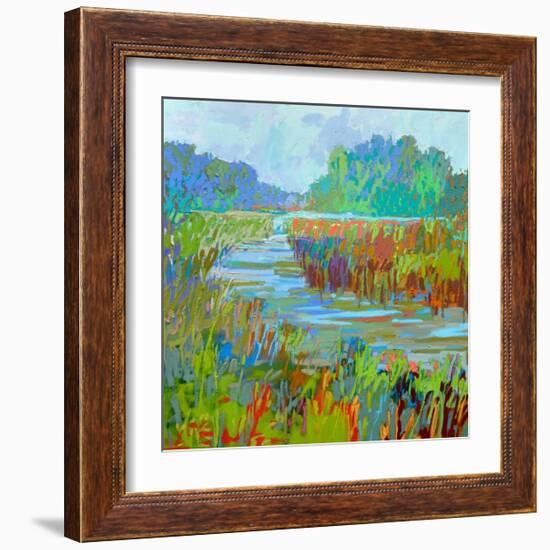 A Bend in the River-Jane Schmidt-Framed Art Print