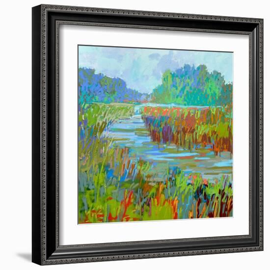 A Bend in the River-Jane Schmidt-Framed Art Print