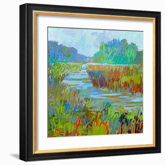 A Bend in the River-Jane Schmidt-Framed Art Print