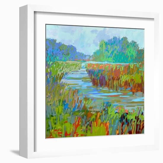A Bend in the River-Jane Schmidt-Framed Art Print