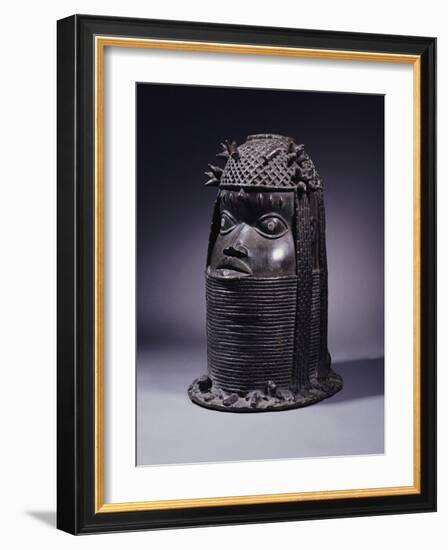 A Benin Bronze Head, circa Before 1810-null-Framed Giclee Print