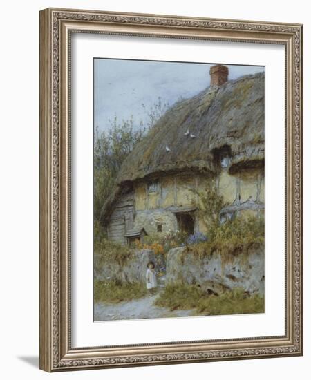 A Berkshire Cottage-Helen Allingham-Framed Giclee Print