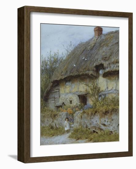 A Berkshire Cottage-Helen Allingham-Framed Giclee Print