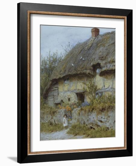 A Berkshire Cottage-Helen Allingham-Framed Giclee Print