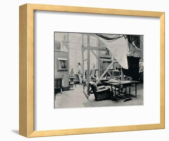 'A. Besnard in his Studio', c1897-Unknown-Framed Photographic Print