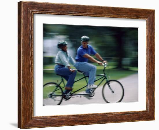 A Bicycle Built for Two-null-Framed Photographic Print