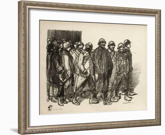 A bientôt pour de bon !-Théophile Alexandre Steinlen-Framed Limited Edition