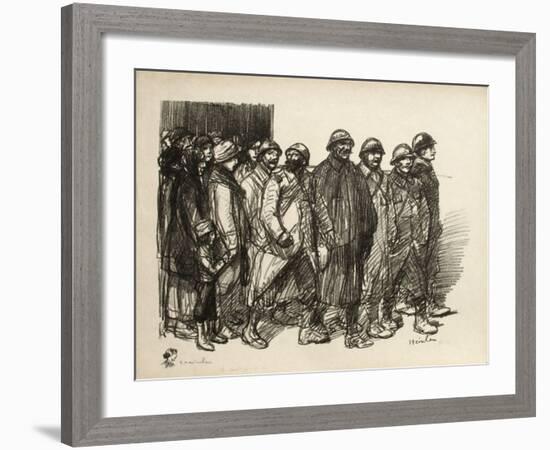 A bientôt pour de bon !-Théophile Alexandre Steinlen-Framed Limited Edition