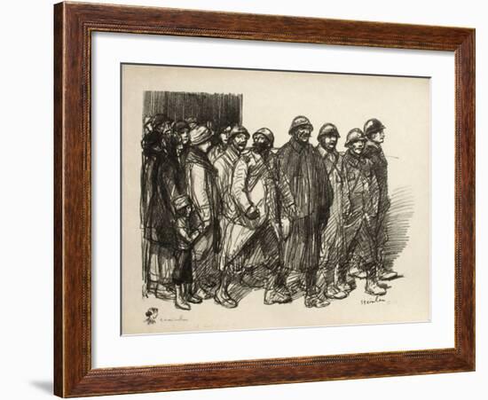 A bientôt pour de bon !-Théophile Alexandre Steinlen-Framed Limited Edition