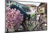 A bike loaded with fresh flowers at the flower market in Mandalay, Myanmar (Burma), Asia-Alex Treadway-Mounted Photographic Print
