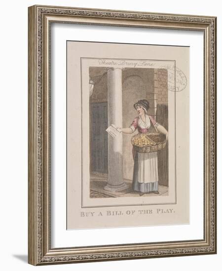 A Bill of the Play, Cries of London, 1804-William Marshall Craig-Framed Giclee Print