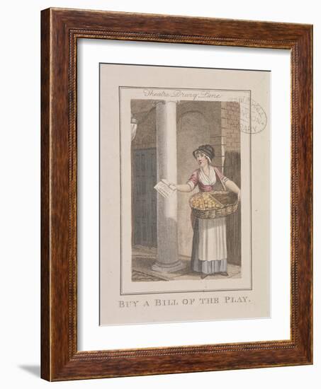 A Bill of the Play, Cries of London, 1804-William Marshall Craig-Framed Giclee Print