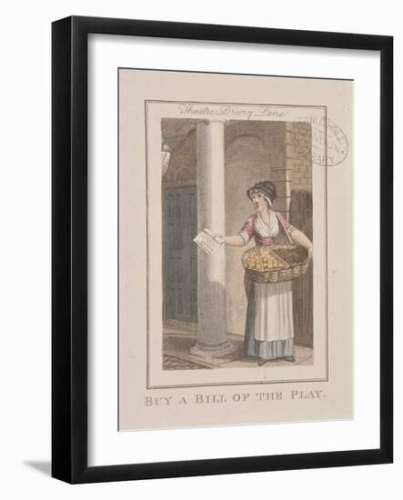 A Bill of the Play, Cries of London, 1804-William Marshall Craig-Framed Giclee Print