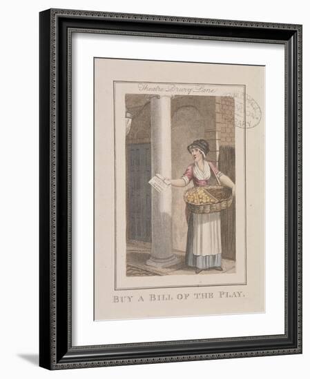 A Bill of the Play, Cries of London, 1804-William Marshall Craig-Framed Giclee Print