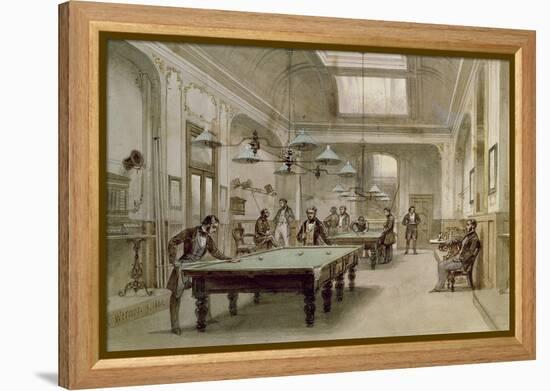 A Billiard Room, 1861-Carl Friedrich Heinrich Werner-Framed Premier Image Canvas