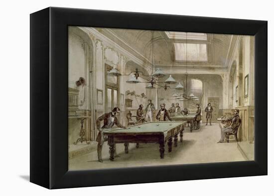 A Billiard Room, 1861-Carl Friedrich Heinrich Werner-Framed Premier Image Canvas