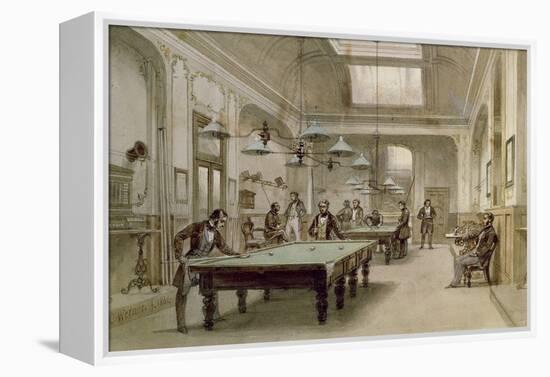 A Billiard Room, 1861-Carl Friedrich Heinrich Werner-Framed Premier Image Canvas