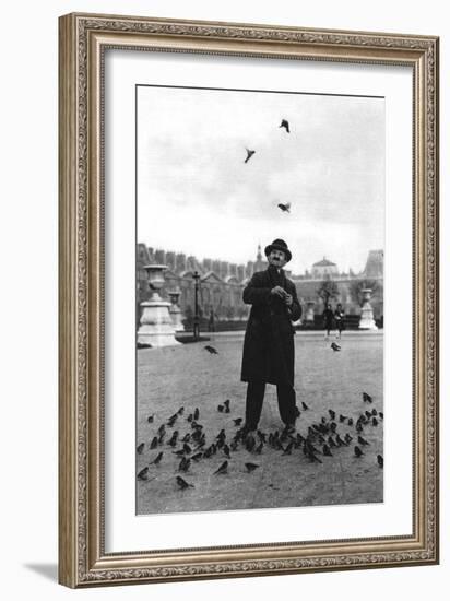 A Bird Charmer, Paris, 1931-Ernest Flammarion-Framed Giclee Print