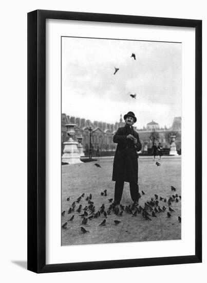 A Bird Charmer, Paris, 1931-Ernest Flammarion-Framed Giclee Print