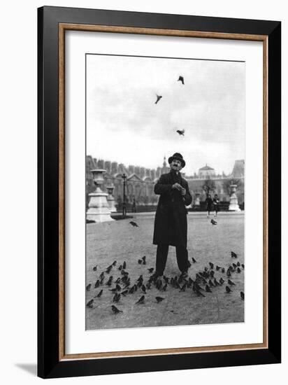 A Bird Charmer, Paris, 1931-Ernest Flammarion-Framed Giclee Print