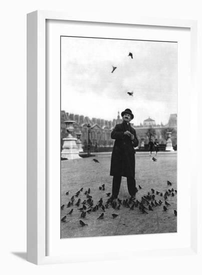 A Bird Charmer, Paris, 1931-Ernest Flammarion-Framed Giclee Print